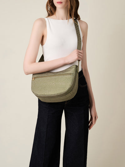 ECO LINE LUNA BAG SMALL - The Khaki Edit - Borbonese