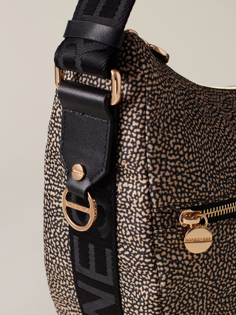 Tracolla Borbonese Luna Pelle ECO LINE LUNA BAG MIDDLE