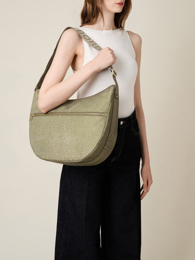 ECO LINE LUNA BAG MEDIUM - The Khaki Edit - Borbonese