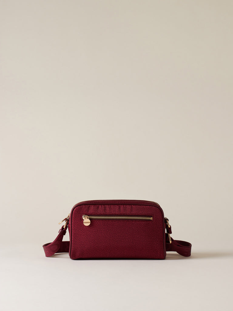 Tracolla di tessuto riciclato OP - ECO LINE BORSA CAMERA CASE  - Borbonese
