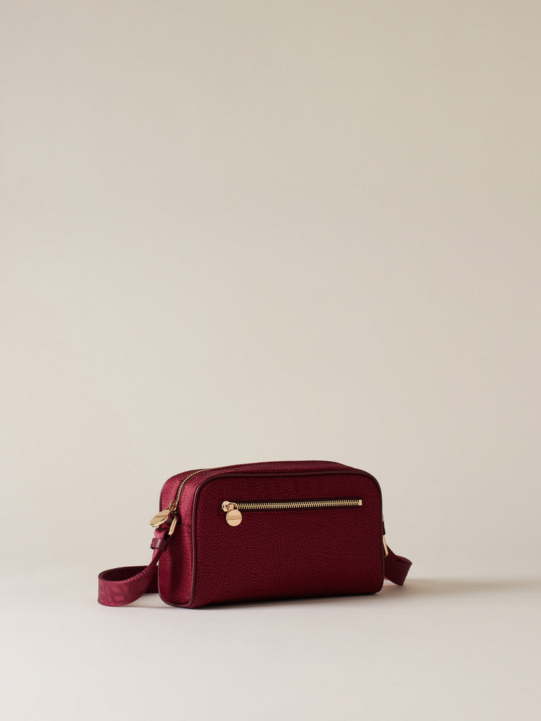 Tracolla di tessuto riciclato OP - ECO LINE BORSA CAMERA CASE  - Borbonese