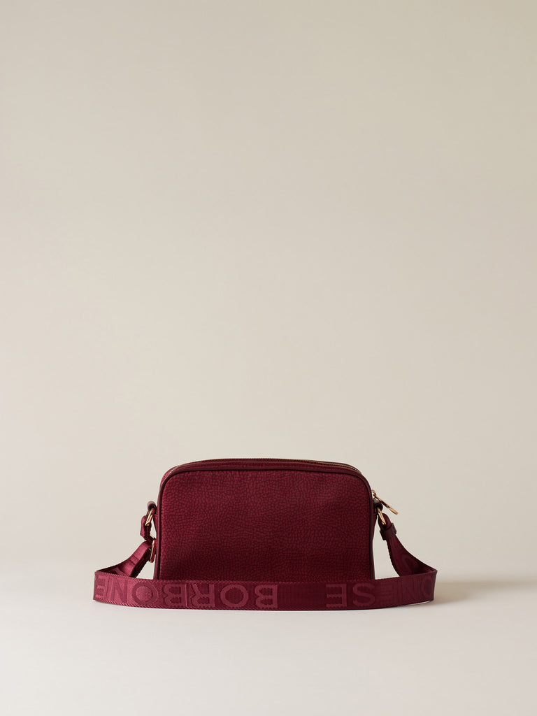 Tracolla di tessuto riciclato OP - ECO LINE BORSA CAMERA CASE  - Borbonese