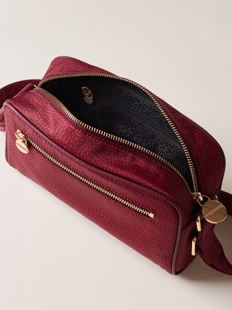 Tracolla di tessuto riciclato OP - ECO LINE BORSA CAMERA CASE  - Borbonese