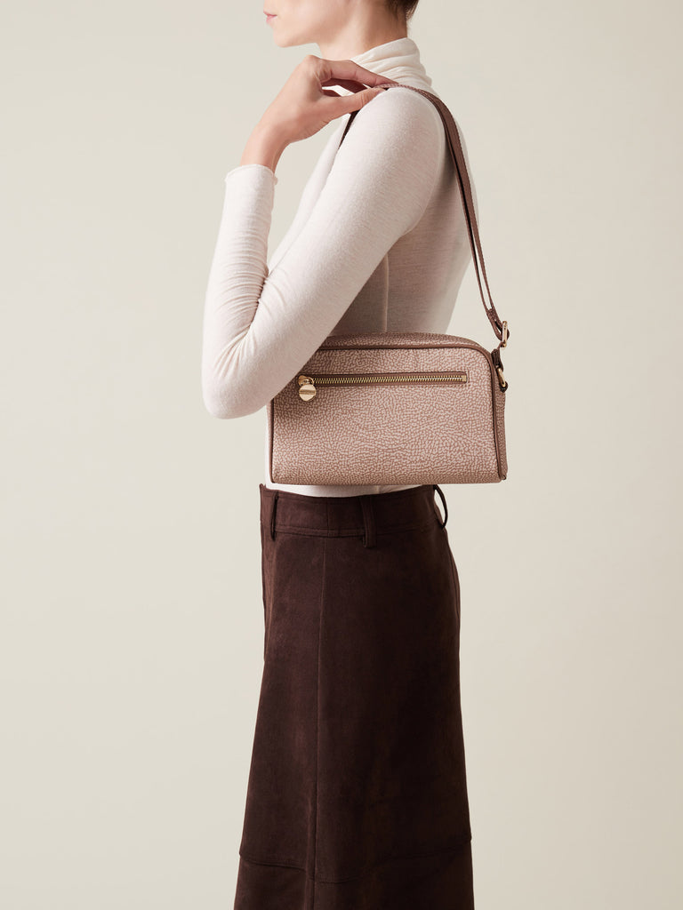 Recycled OP Fabric Crossbody Strap - ECO LINE CAMERA BAG - Borbonese