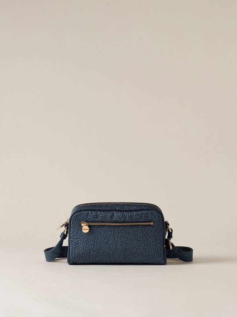 Tracolla di tessuto riciclato OP - ECO LINE BORSA CAMERA CASE  - Borbonese