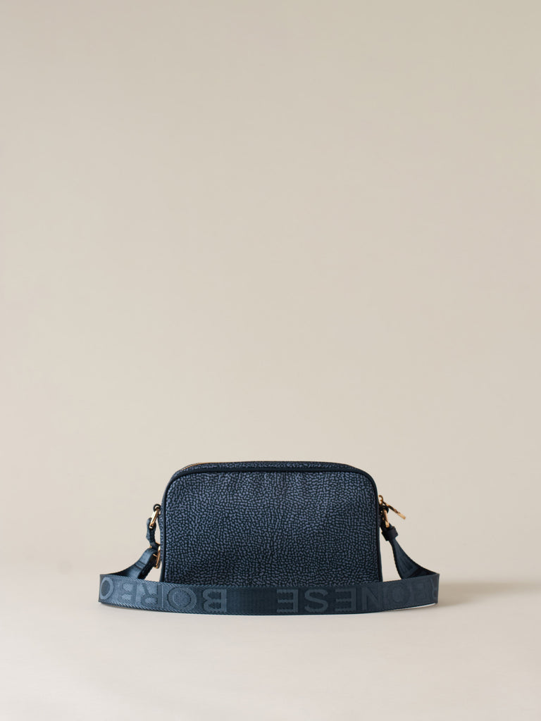 Tracolla di tessuto riciclato OP - ECO LINE BORSA CAMERA CASE  - Borbonese