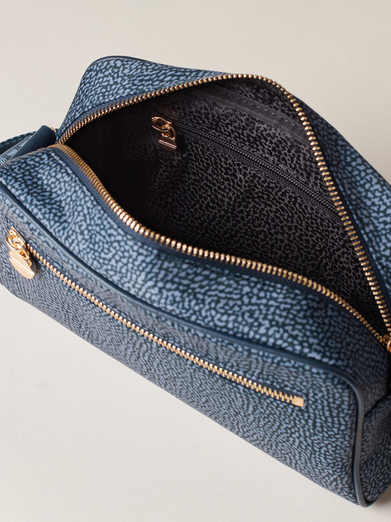 Tracolla di tessuto riciclato OP - ECO LINE BORSA CAMERA CASE  - Borbonese