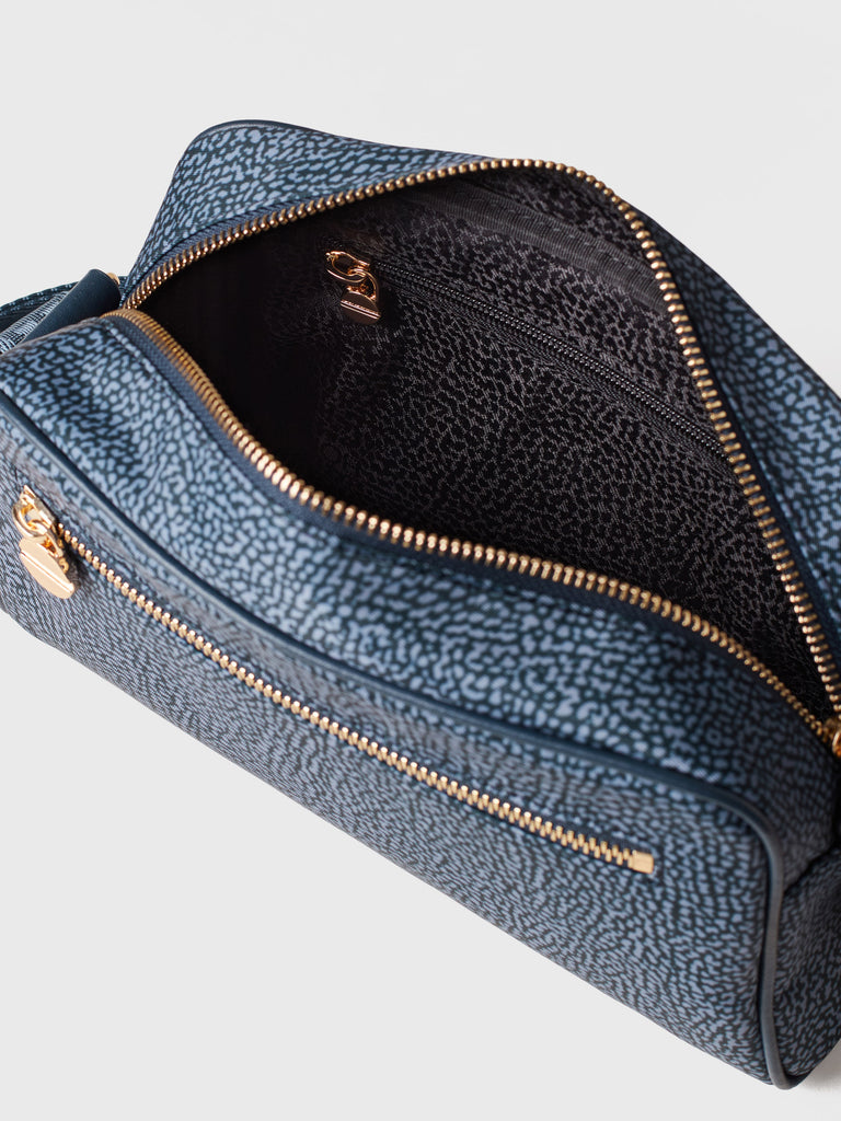 Tracolla di tessuto riciclato OP - ECO LINE BORSA CAMERA CASE  - Borbonese