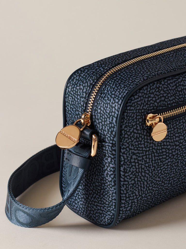 Tracolla di tessuto riciclato OP - ECO LINE BORSA CAMERA CASE  - Borbonese