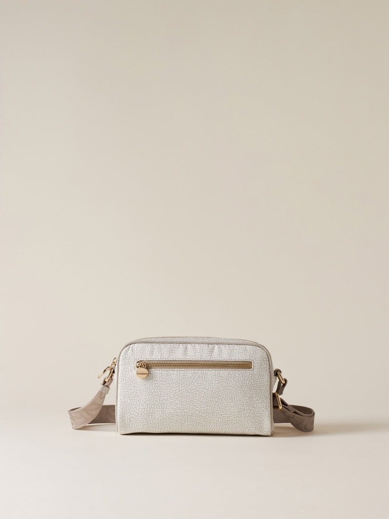 Tracolla di tessuto riciclato OP - ECO LINE BORSA CAMERA CASE  - Borbonese