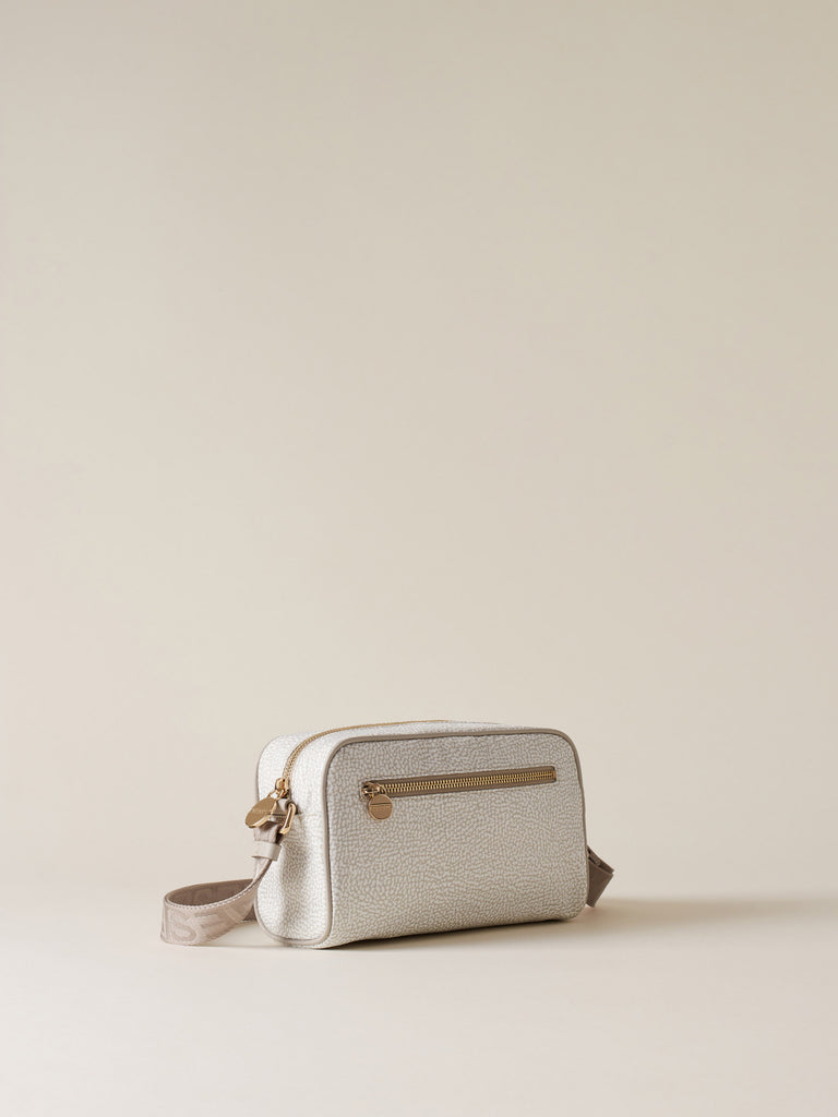 Tracolla di tessuto riciclato OP - ECO LINE BORSA CAMERA CASE  - Borbonese