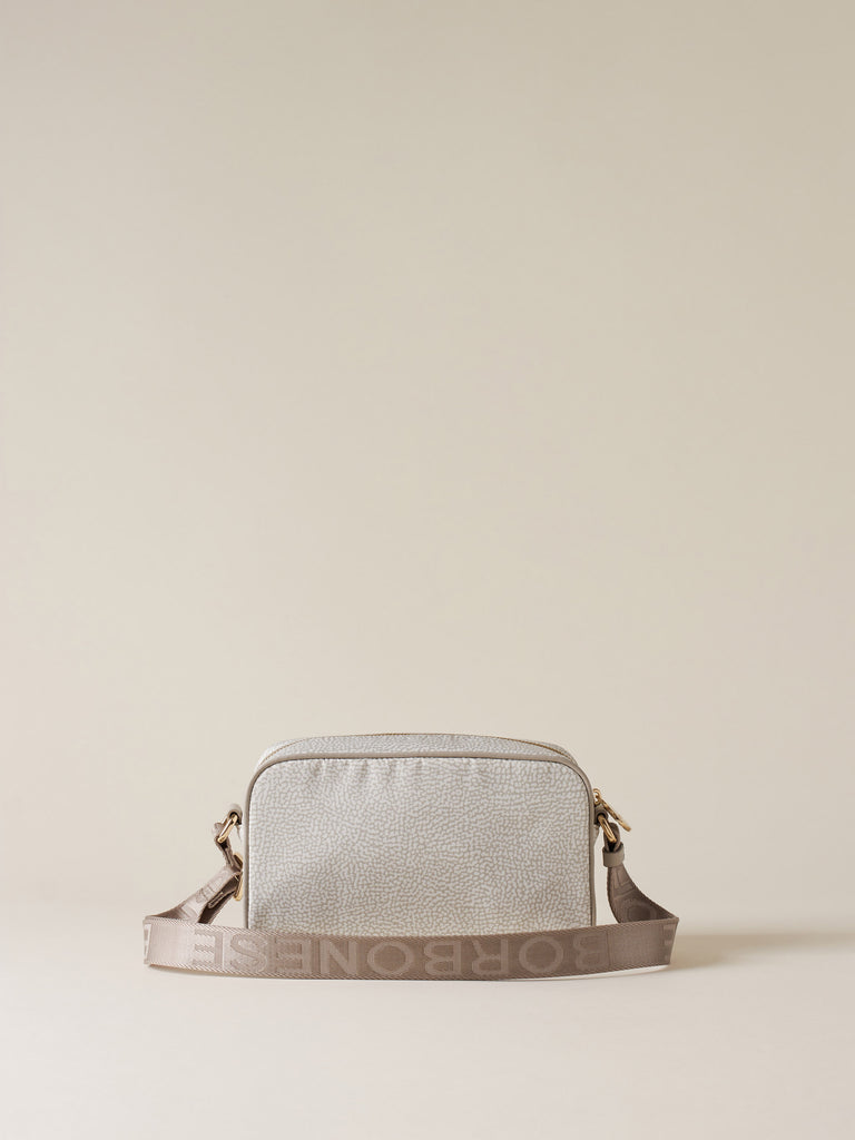 Tracolla di tessuto riciclato OP - ECO LINE BORSA CAMERA CASE  - Borbonese