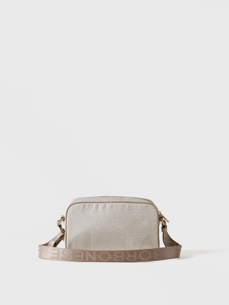 Tracolla di tessuto riciclato OP - ECO LINE BORSA CAMERA CASE  - Borbonese