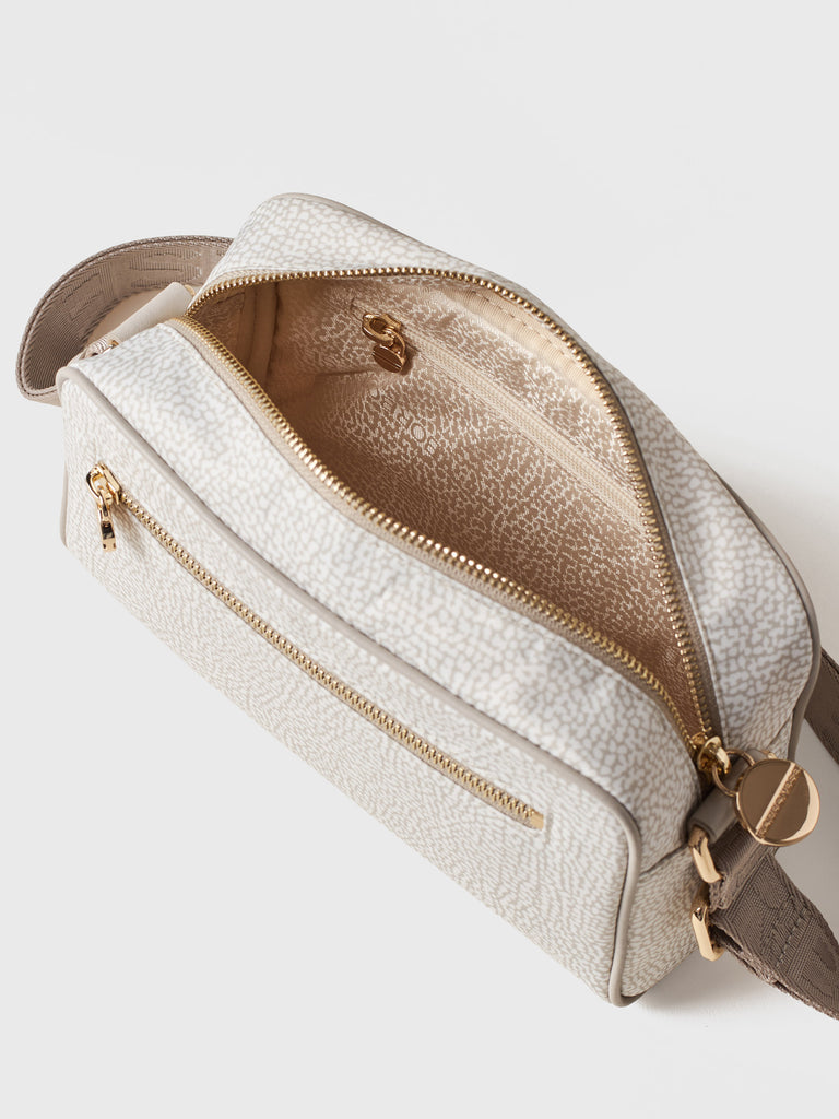 Tracolla di tessuto riciclato OP - ECO LINE BORSA CAMERA CASE  - Borbonese