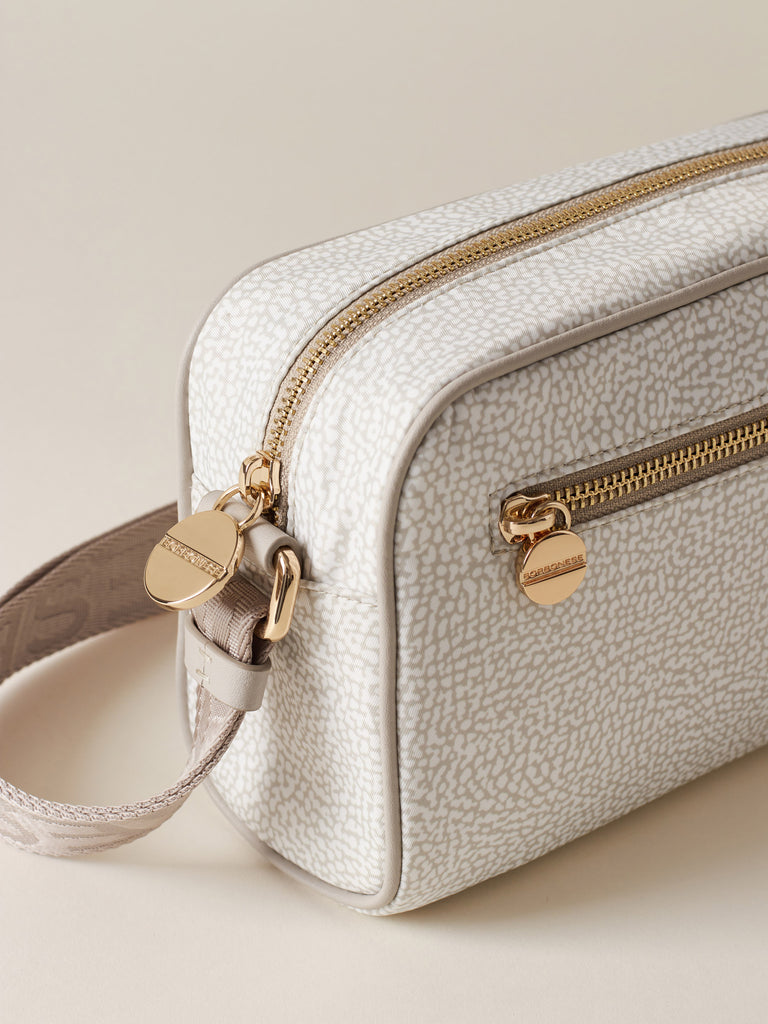 Tracolla di tessuto riciclato OP - ECO LINE BORSA CAMERA CASE  - Borbonese