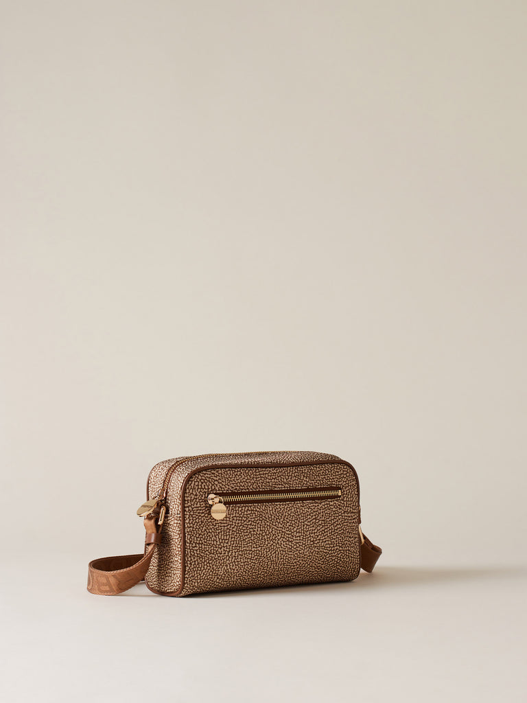 Tracolla di tessuto riciclato OP - ECO LINE BORSA CAMERA CASE  - Borbonese