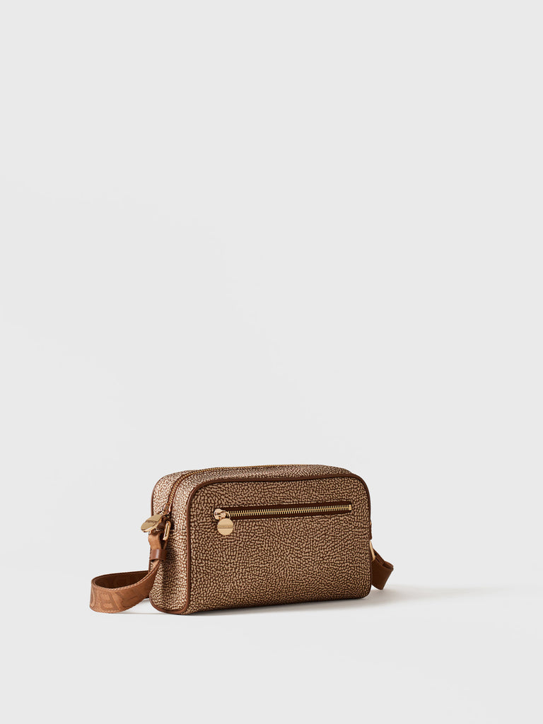 Tracolla di tessuto riciclato OP - ECO LINE BORSA CAMERA CASE  - Borbonese