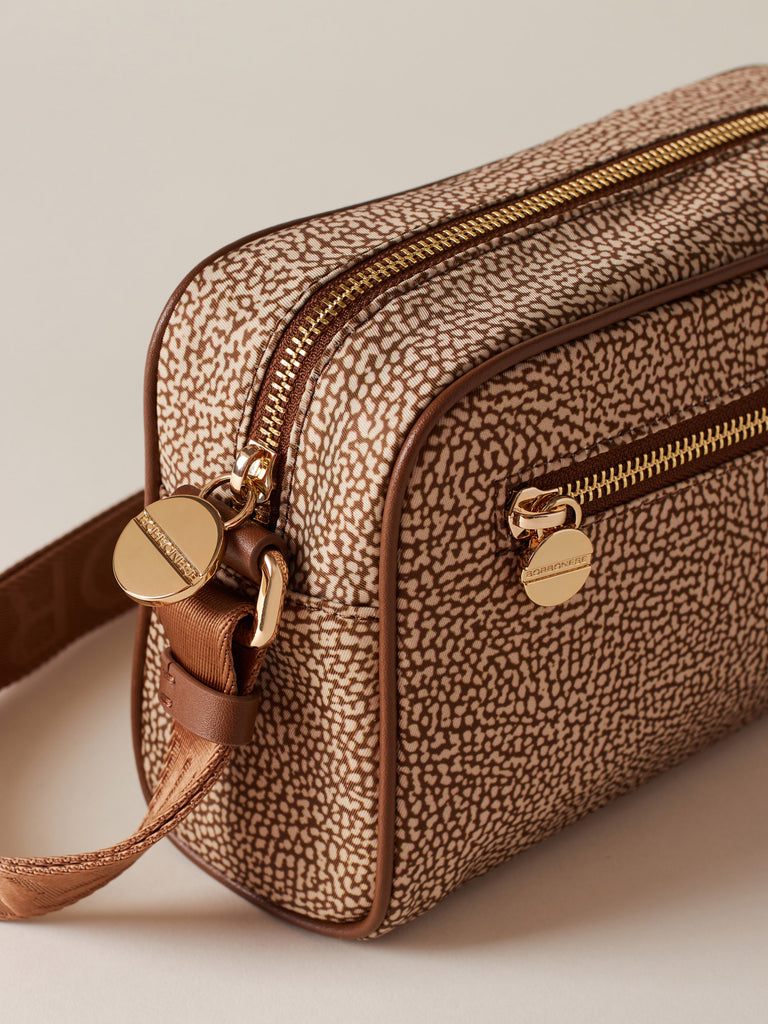 Tracolla di tessuto riciclato OP - ECO LINE BORSA CAMERA CASE  - Borbonese