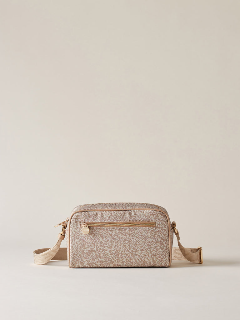 Tracolla di tessuto riciclato OP - ECO LINE BORSA CAMERA CASE  - Borbonese