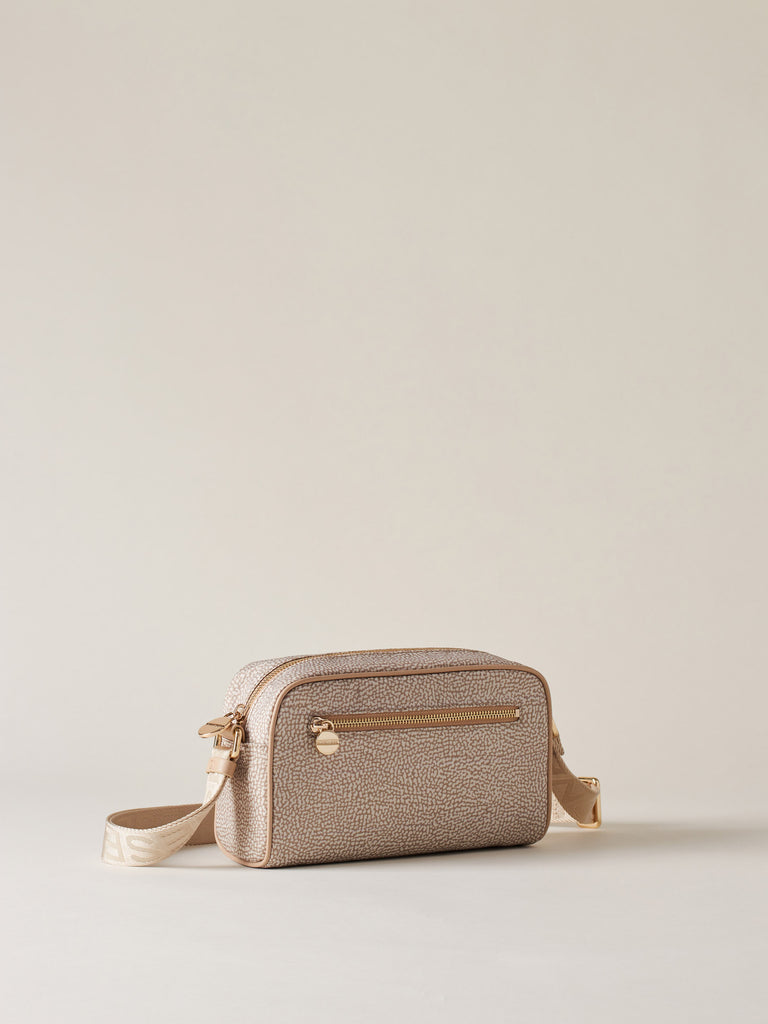 Tracolla di tessuto riciclato OP - ECO LINE BORSA CAMERA CASE  - Borbonese