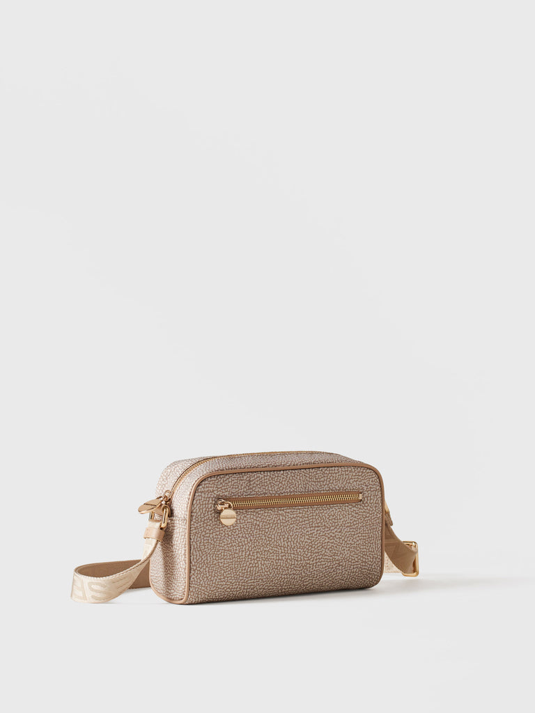 Tracolla di tessuto riciclato OP - ECO LINE BORSA CAMERA CASE  - Borbonese
