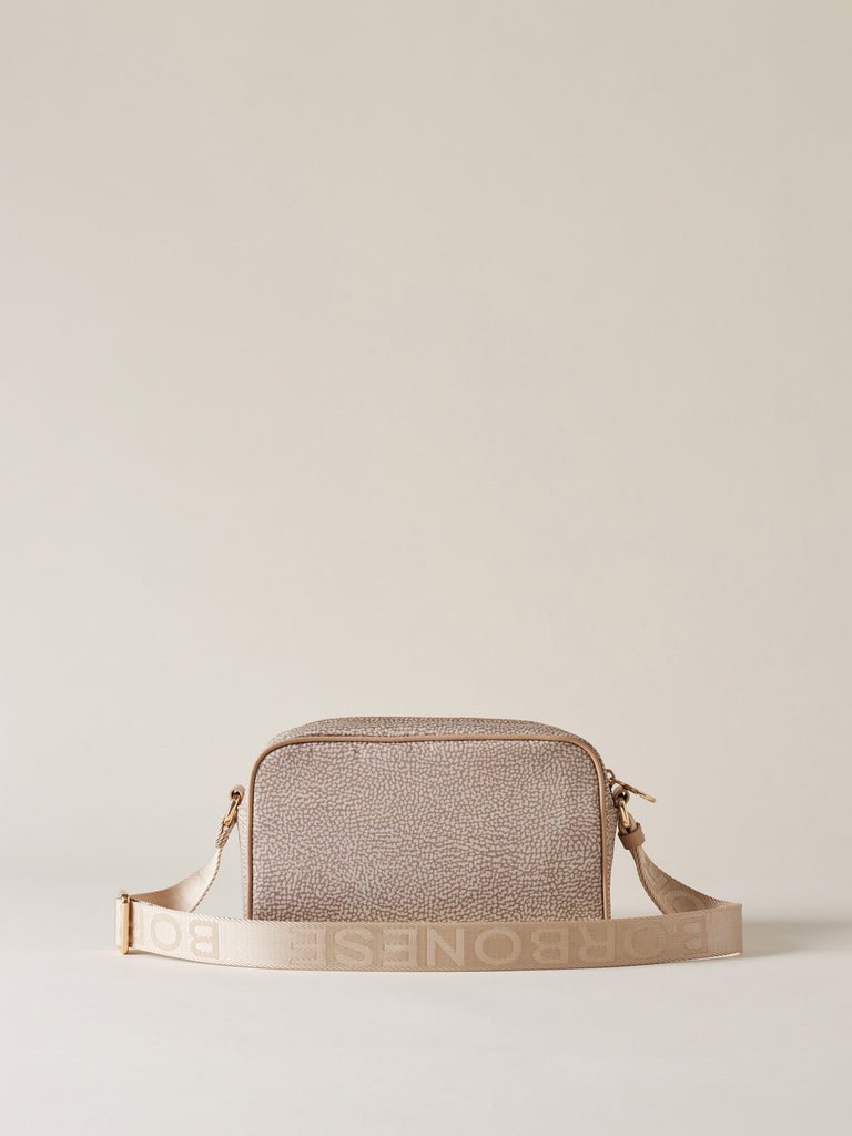 Tracolla di tessuto riciclato OP - ECO LINE BORSA CAMERA CASE  - Borbonese