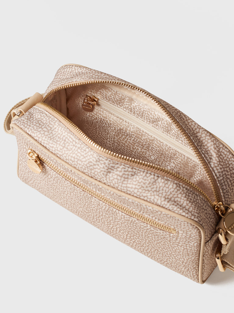 Tracolla di tessuto riciclato OP - ECO LINE BORSA CAMERA CASE  - Borbonese