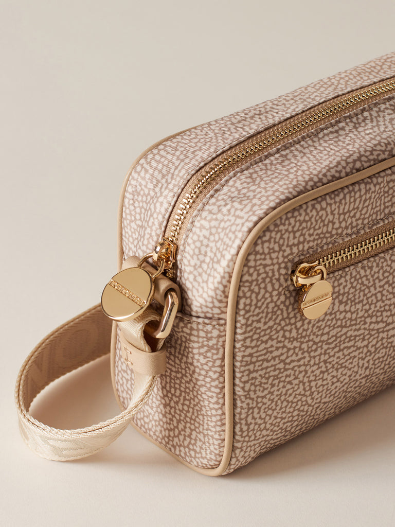 Tracolla di tessuto riciclato OP - ECO LINE BORSA CAMERA CASE  - Borbonese