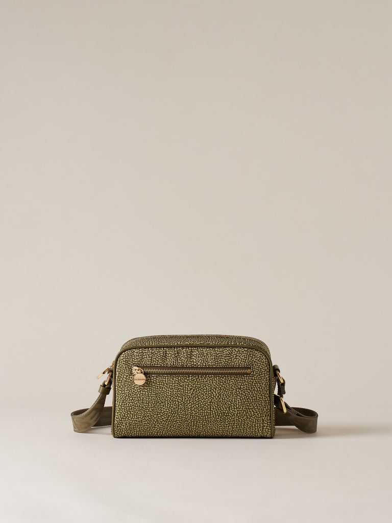 Tracolla di tessuto riciclato OP - ECO LINE BORSA CAMERA CASE  - Borbonese