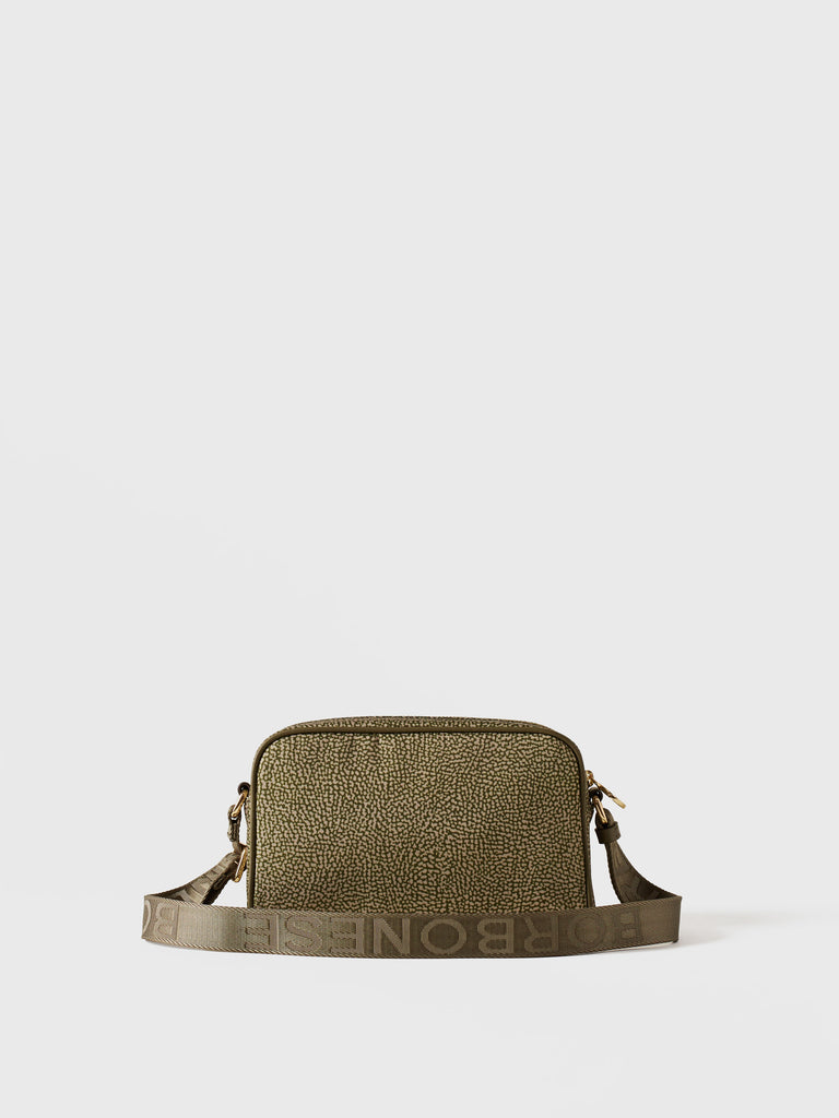 Tracolla di tessuto riciclato OP - ECO LINE BORSA CAMERA CASE  - Borbonese