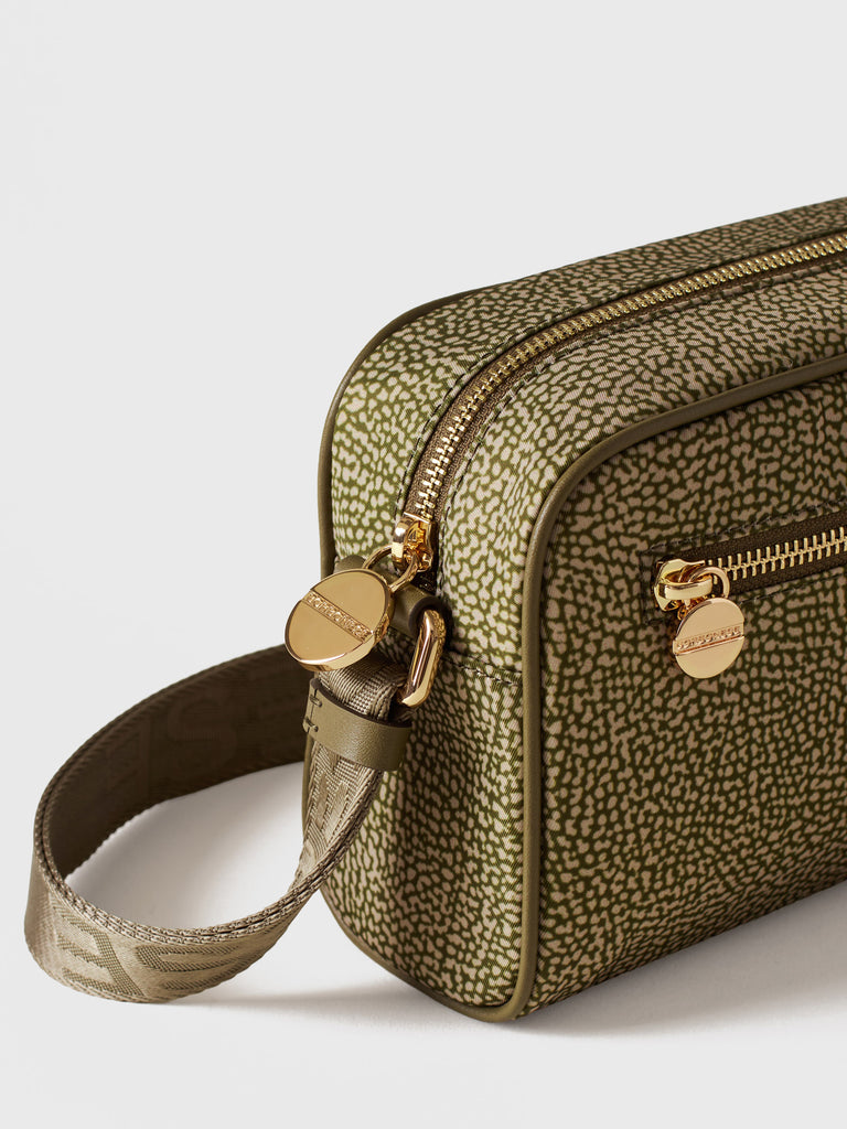 Tracolla di tessuto riciclato OP - ECO LINE BORSA CAMERA CASE  - Borbonese
