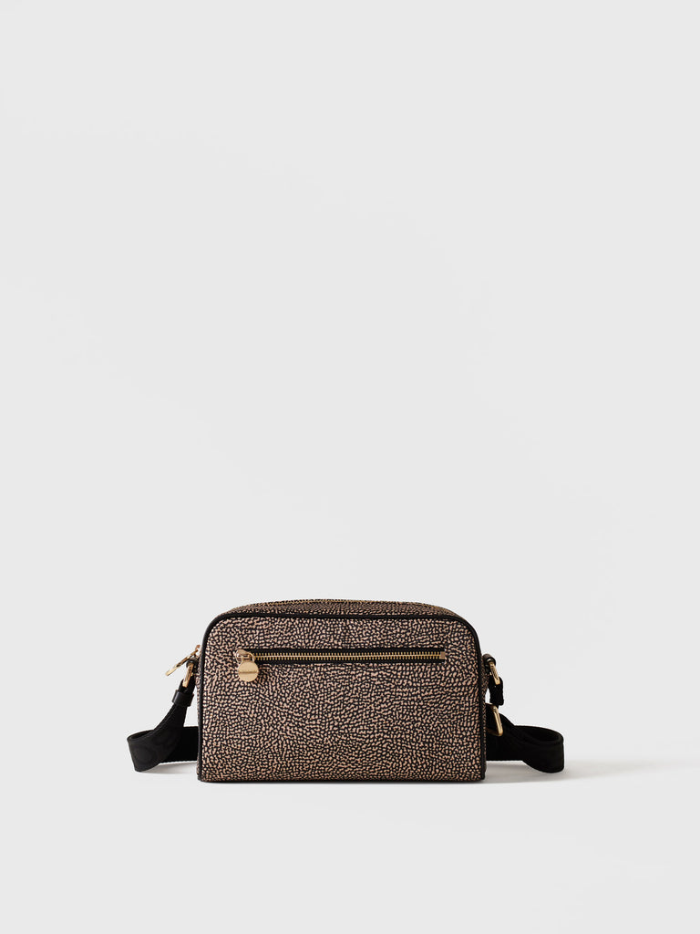 Tracolla di tessuto riciclato OP - ECO LINE BORSA CAMERA CASE  - Borbonese