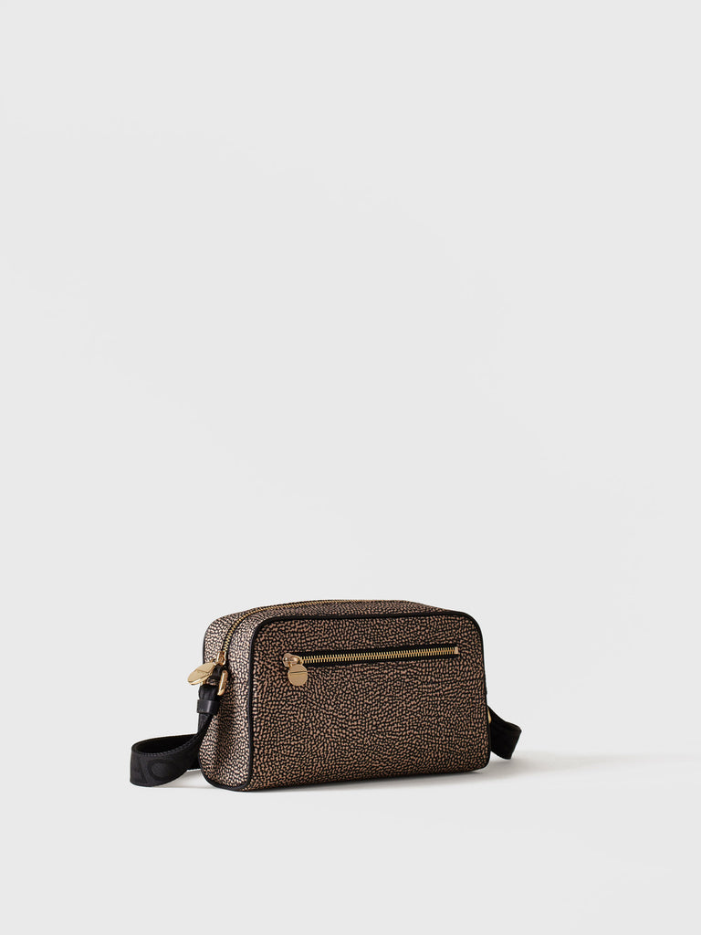 Tracolla di tessuto riciclato OP - ECO LINE BORSA CAMERA CASE  - Borbonese