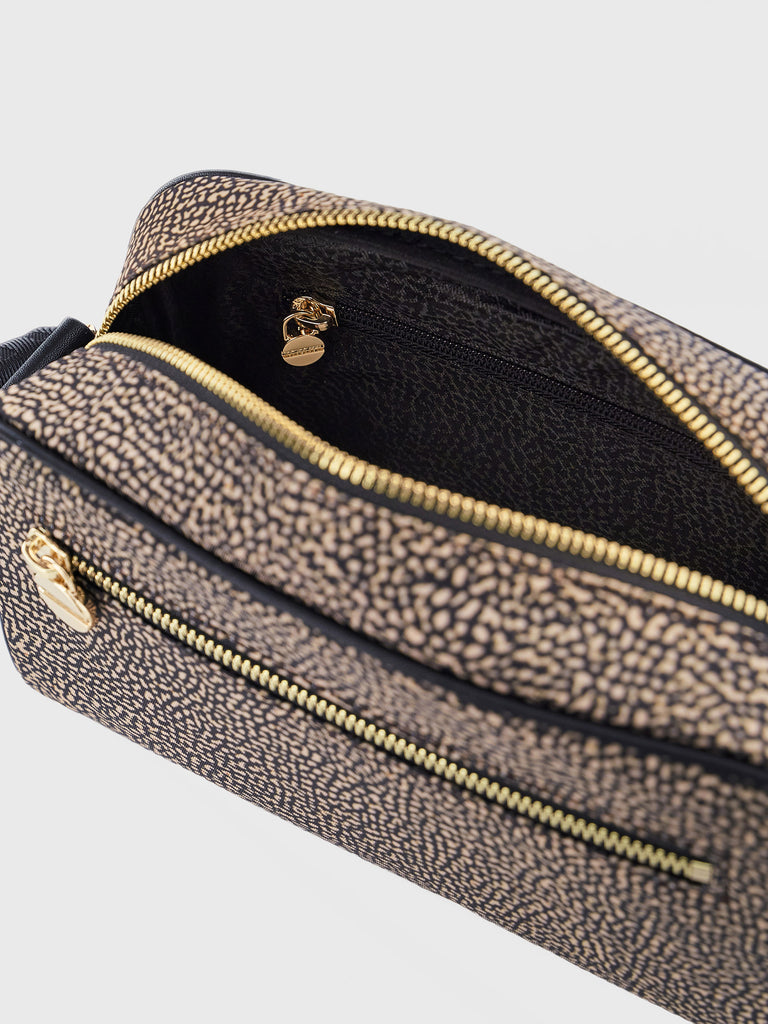 Tracolla di tessuto riciclato OP - ECO LINE BORSA CAMERA CASE  - Borbonese