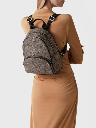 ECO LINE MEDIUM BACKPACK - Esclusione Gift Wrap - Borbonese