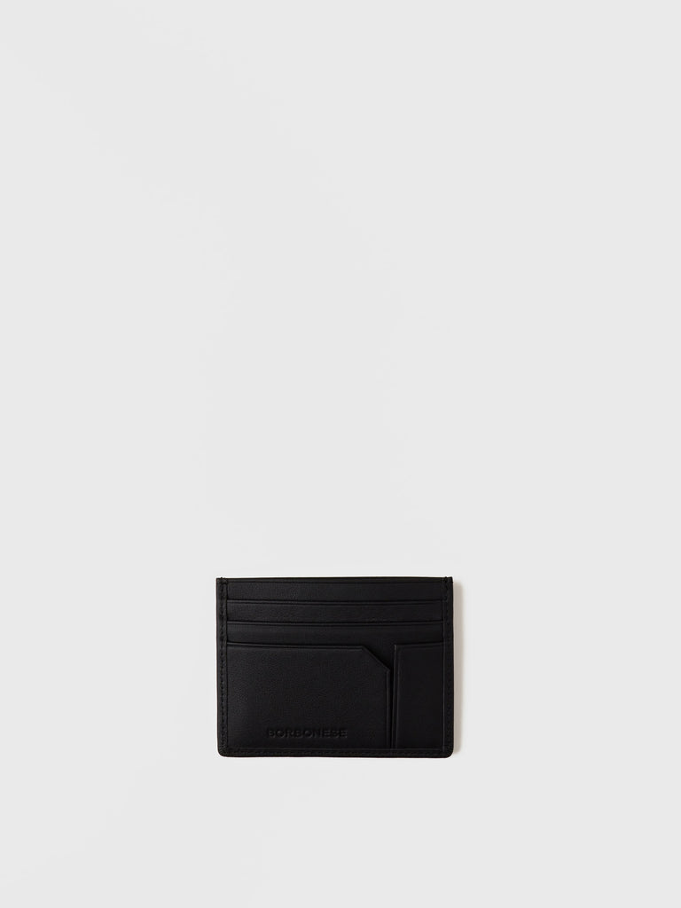 Leather Credit Card Holder - CREDIT CARD HOLDER - Borbonese