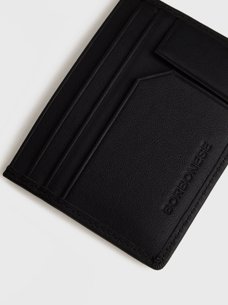 Leather Credit Card Holder - CREDIT CARD HOLDER - Borbonese