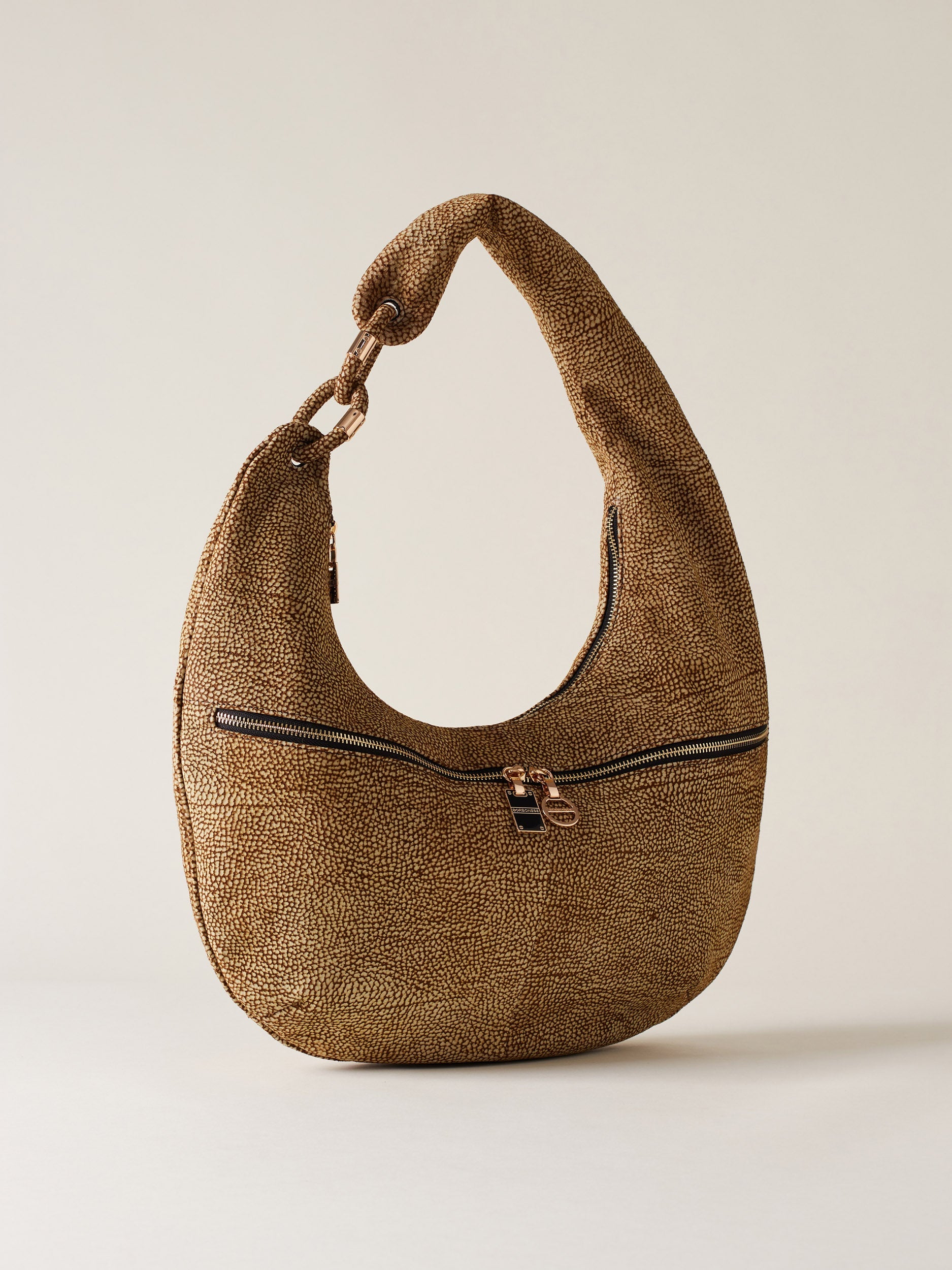 Borbonese 06 Borsa Hobo L Camoscio Op Default Title_3