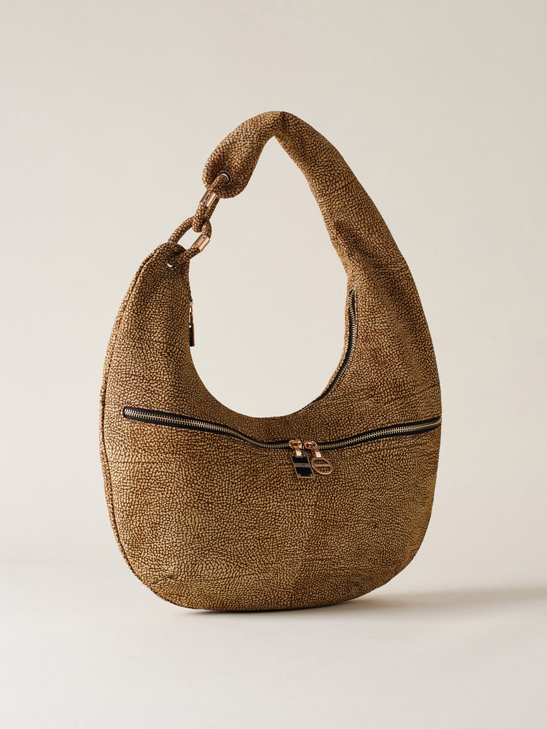 Borbonese 06 Borsa Hobo L Camoscio Op Default Title_3