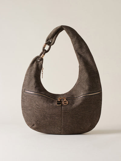 Borbonese 54 Borsa Hobo L Camoscio Op Default Title_1