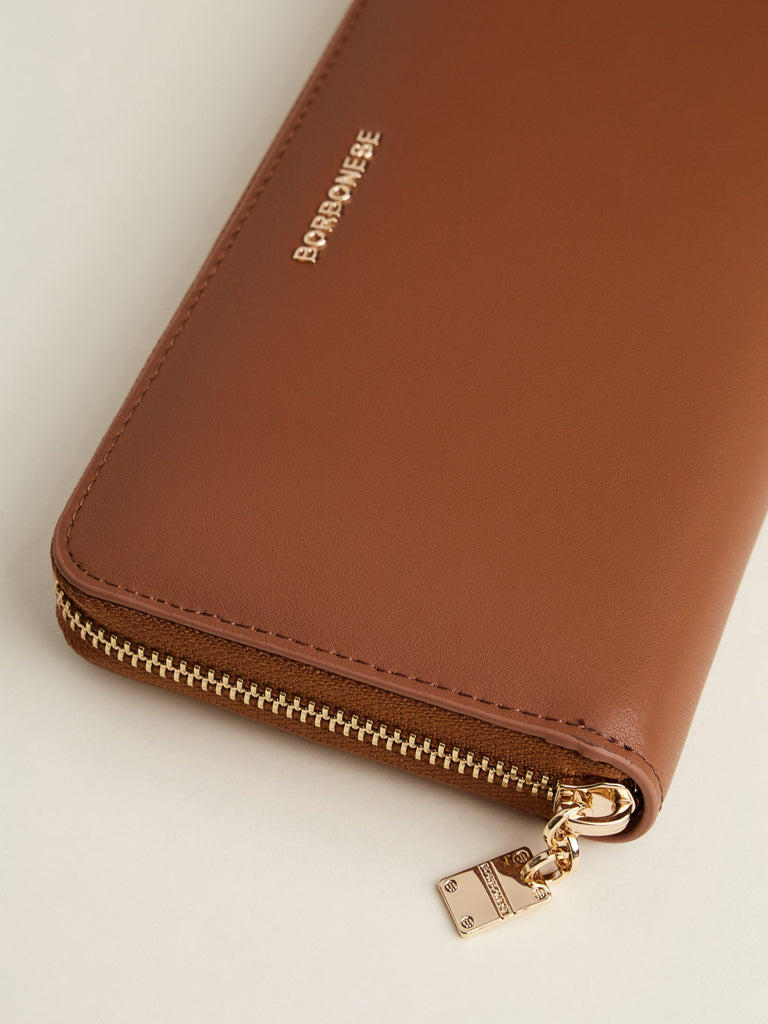 Borbonese 66 Wallet Large Tobacco_4