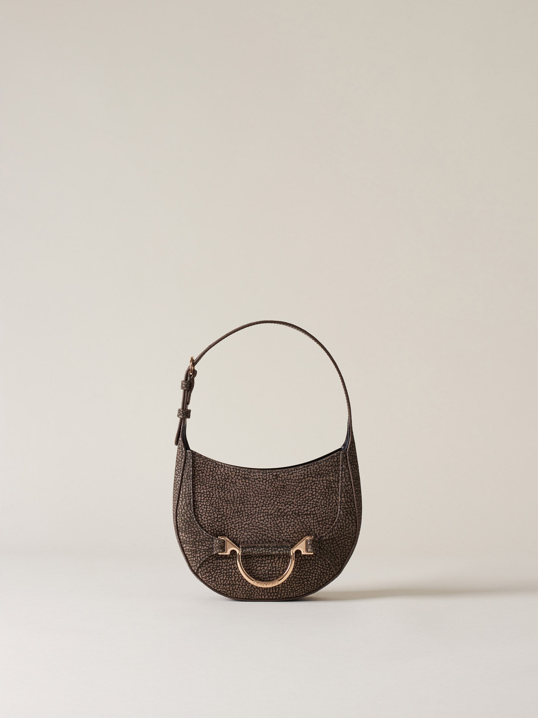Borbonese 54 Borsa Hobo Mini C T Camoscio Op Default Title_1