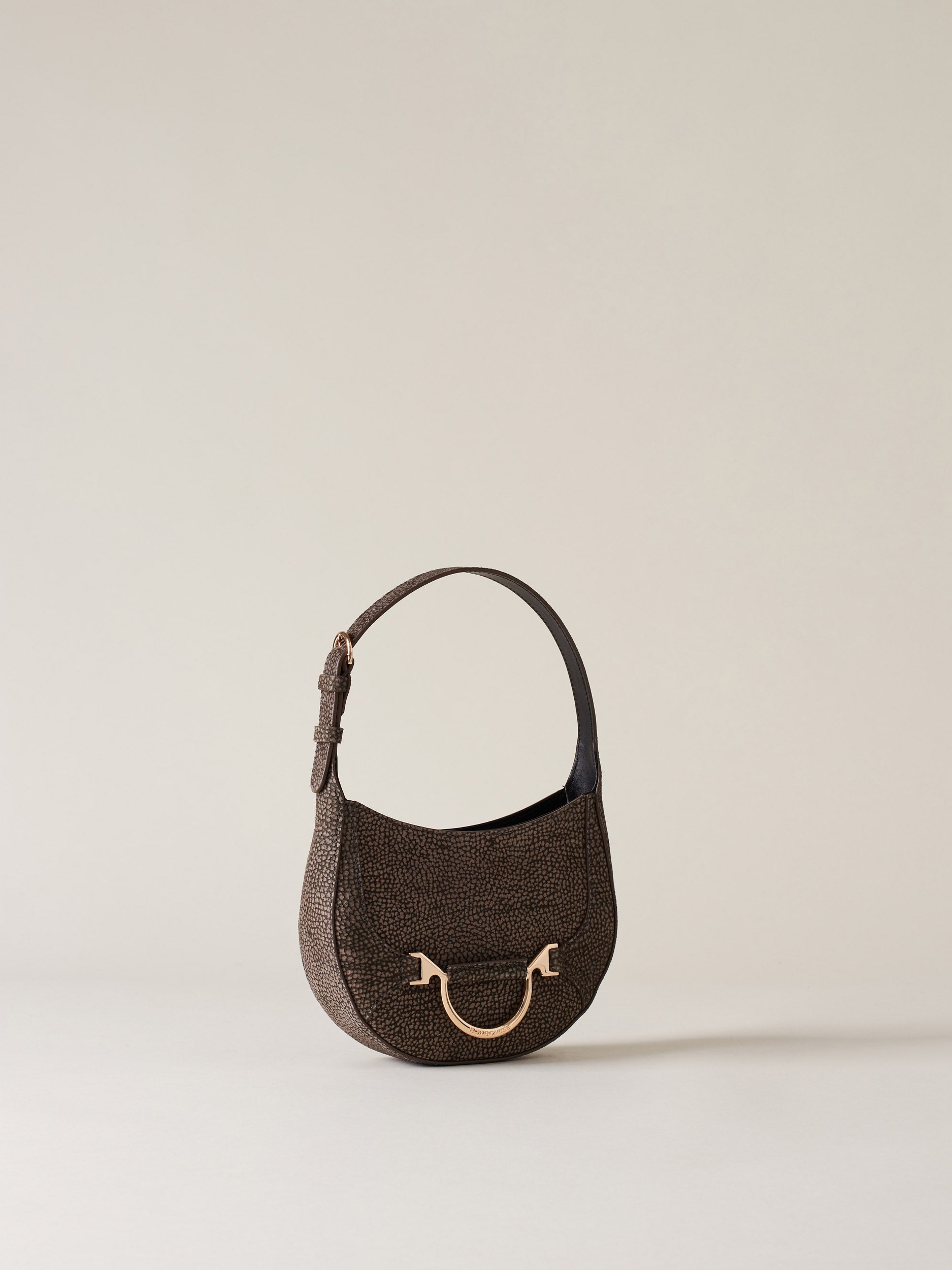 Borbonese 54 Borsa Hobo Mini C T Camoscio Op Default Title_3