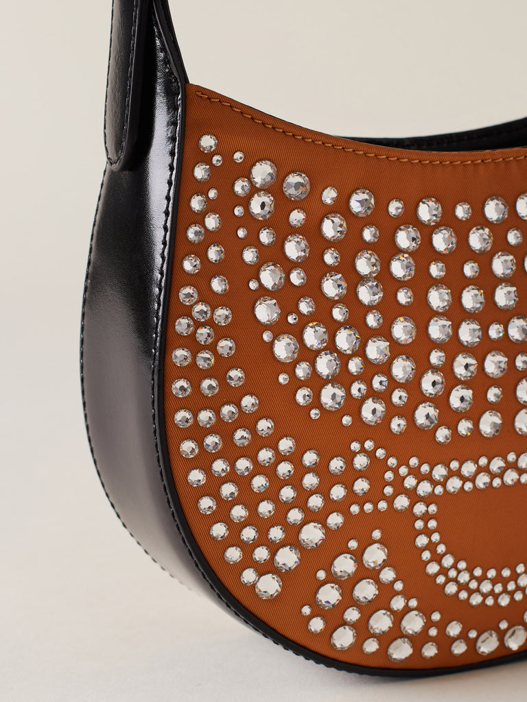 Allsaints mini echo calfskin sales suede & leather hobo