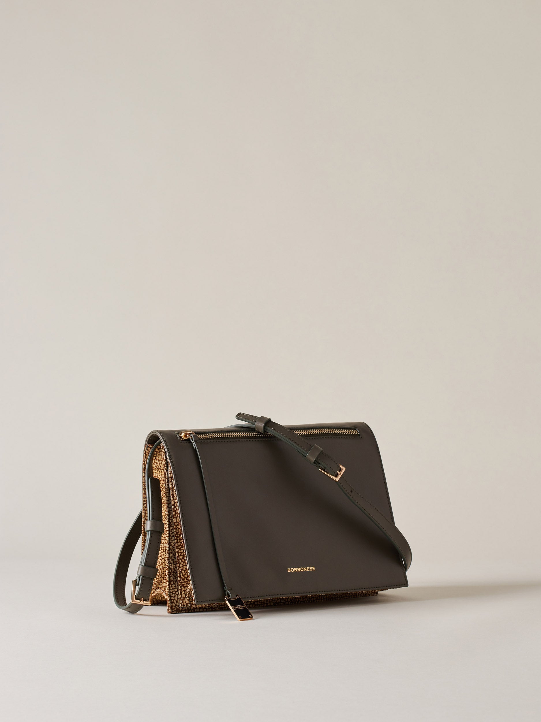 Borbonese 76 Borsa Tracolla C Patta S Livre Default Title_5