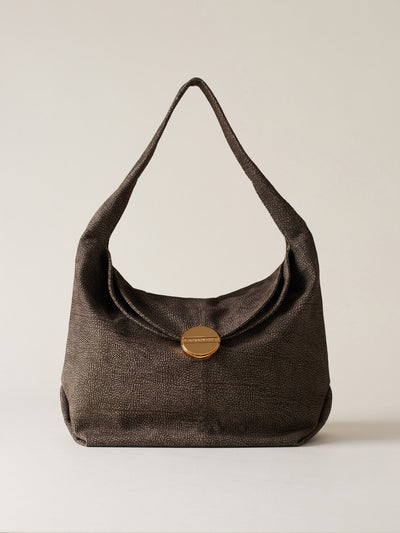 Borbonese 54 Borsa Hobo L Camoscio Op Default Title_1