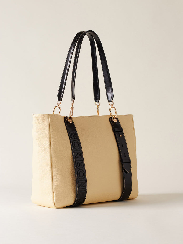 Borbonese 12 Shopper Oyster Medium Default Title_3