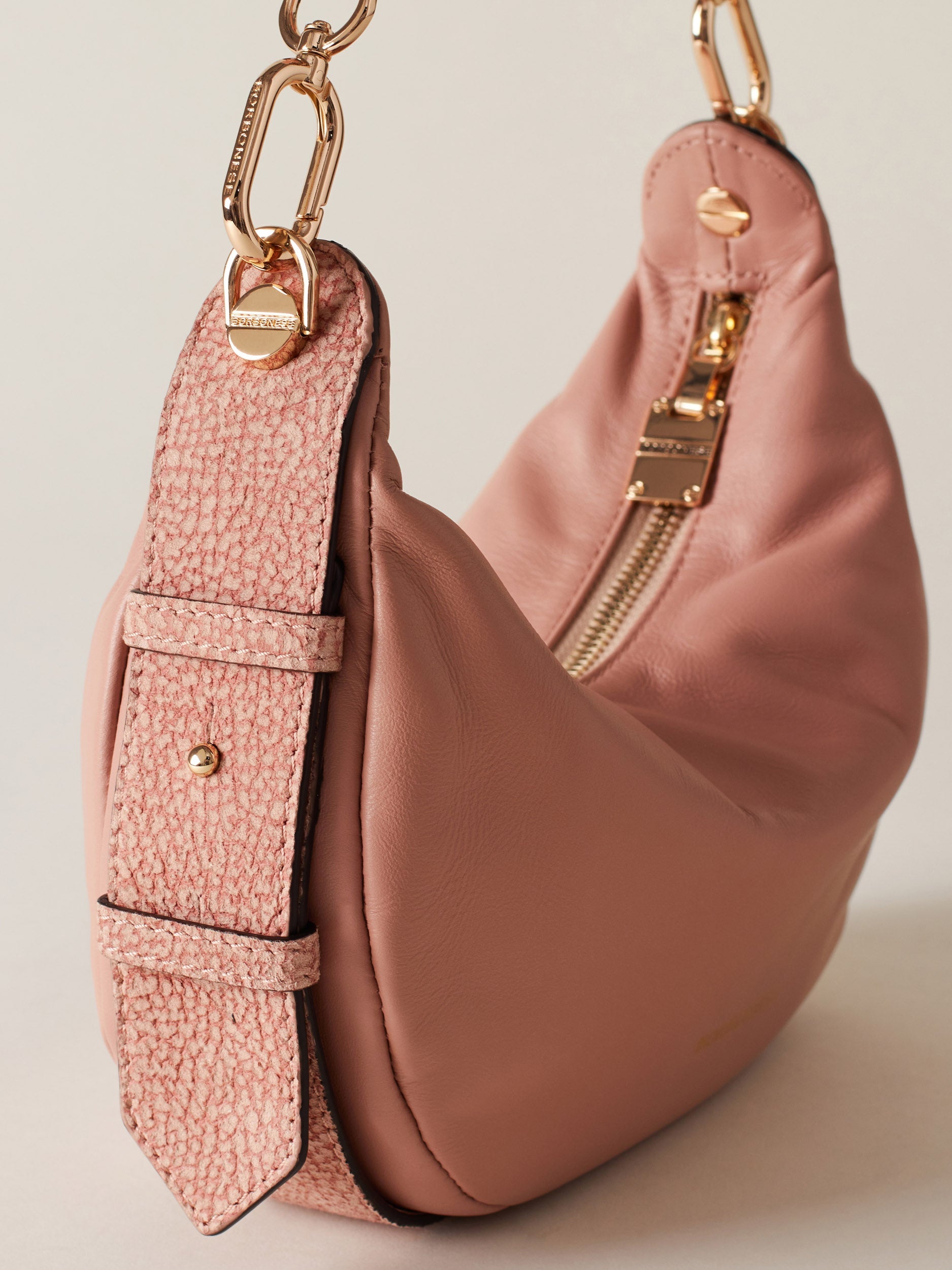 Borbonese 33 Borsa Hobo Petite Oyster Default Title_7