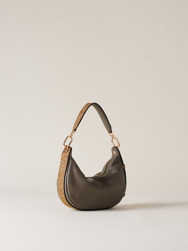 Borbonese 76 Borsa Hobo Petite Oyster Default Title_3