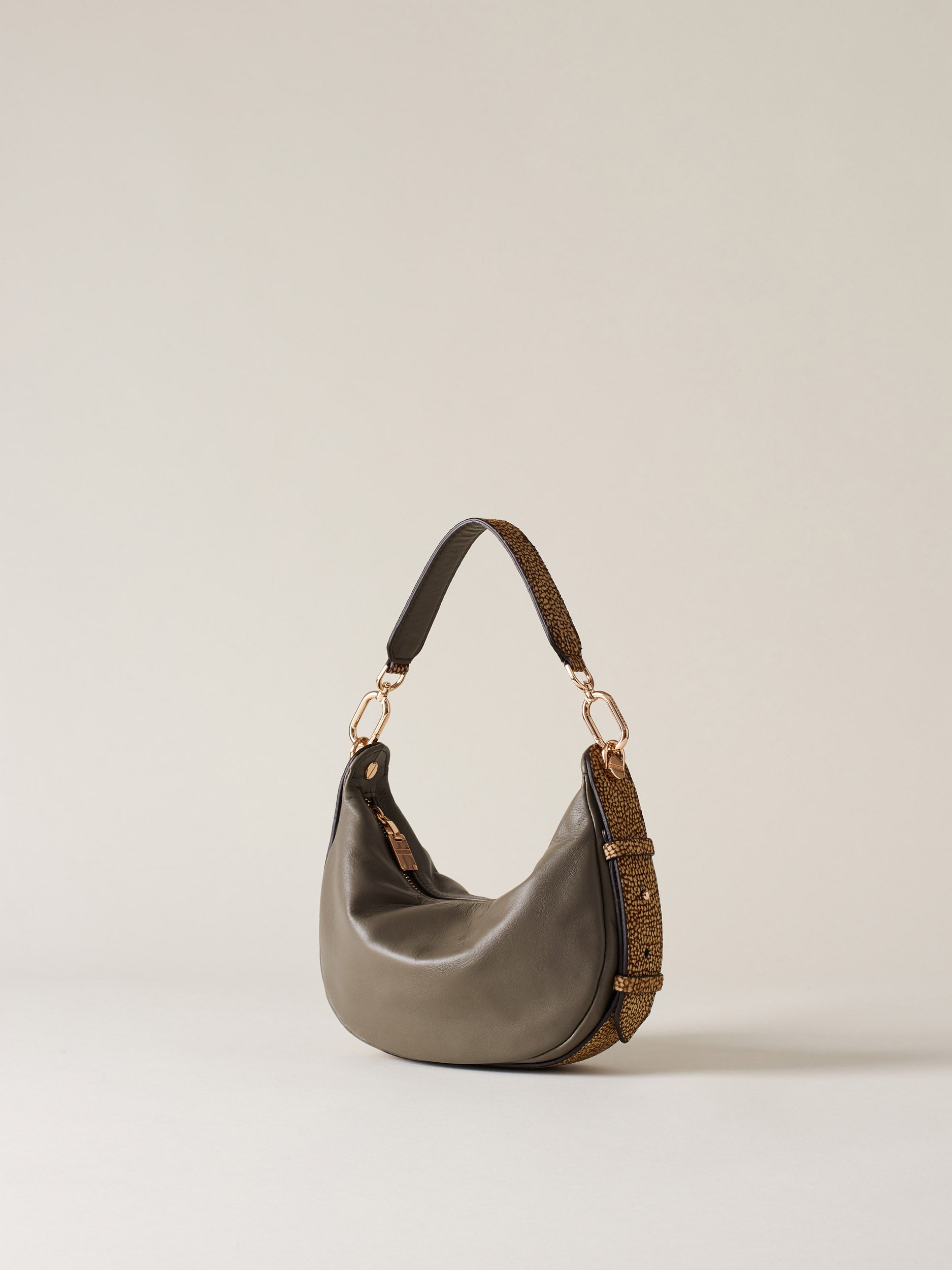 Borbonese 76 Borsa Hobo Petite Oyster Default Title_5
